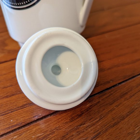 Trust in the Lord Black & White Teapot/Coffee Pot Proverbs 3:5 Pitcher - Picture 9 of 12